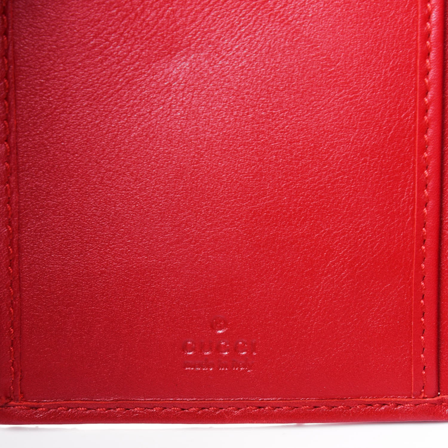Gucci Calfskin Matelasse GG Marmont Wallet Hibiscus Red 6 of 13