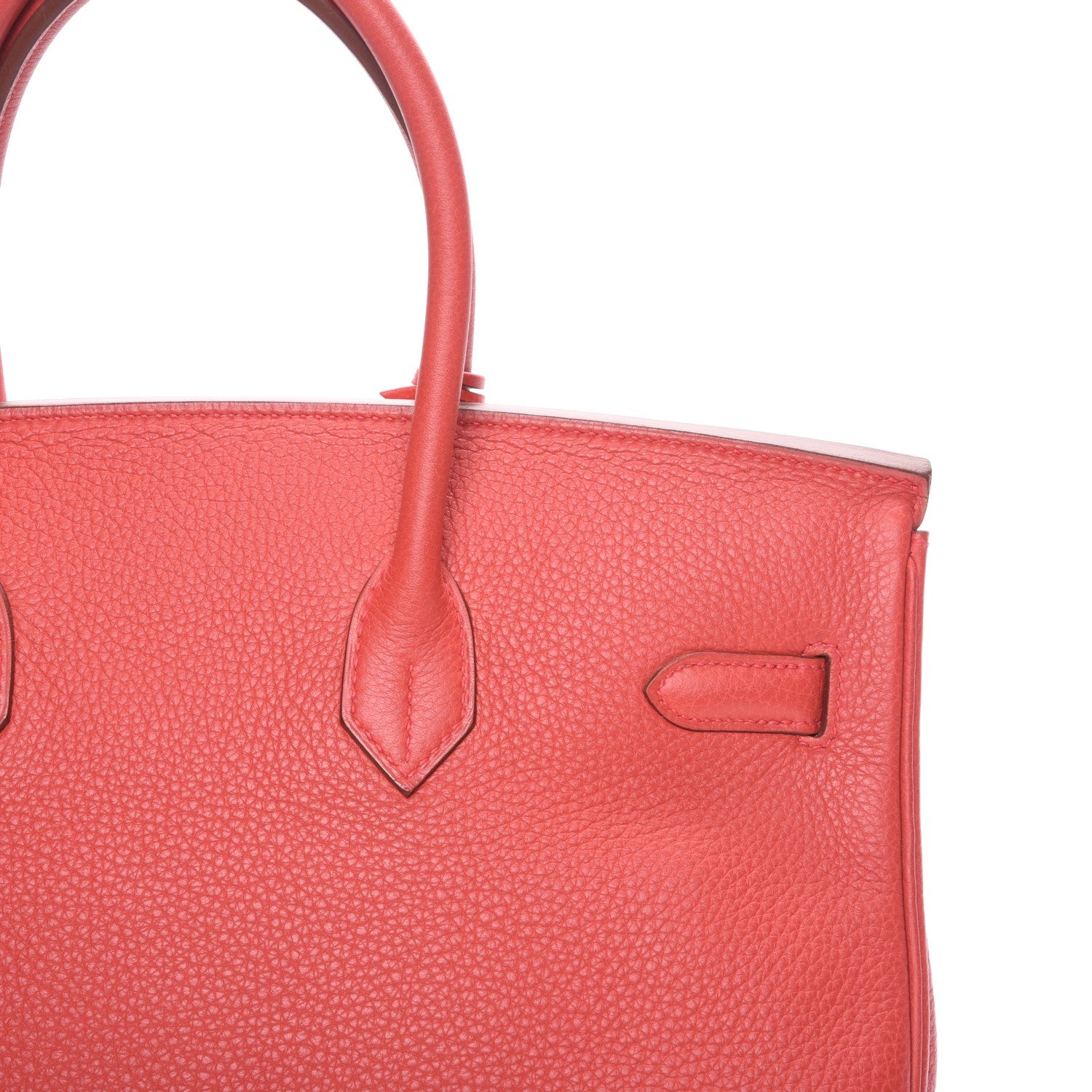 Hermes Taurillon Clemence Birkin 35 Bougainvillea 24 of 34