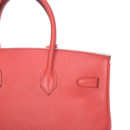 Hermes Taurillon Clemence Birkin 35 Bougainvillea 24 of 34