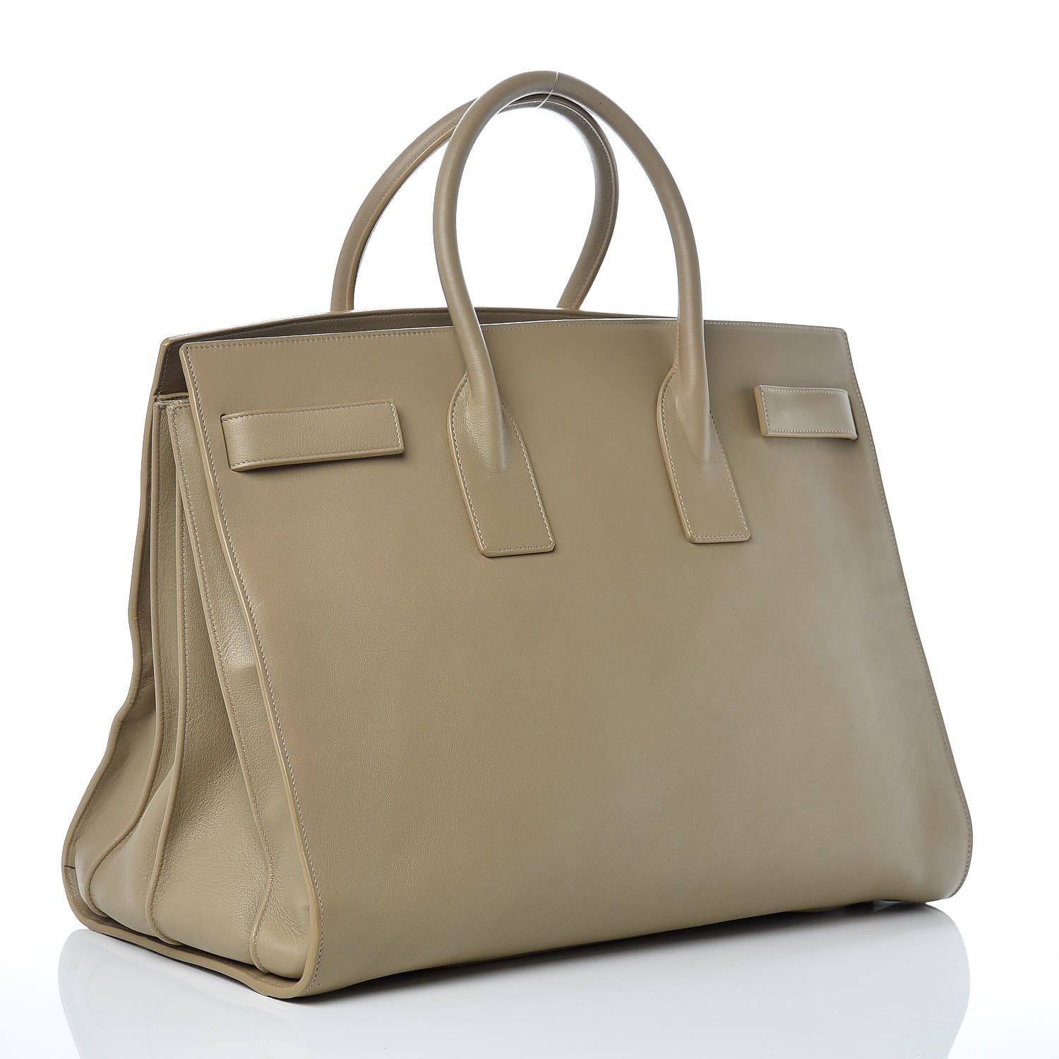 Saint Laurent Calfskin Large Sac De Jour Carryall Beige 3 of 12