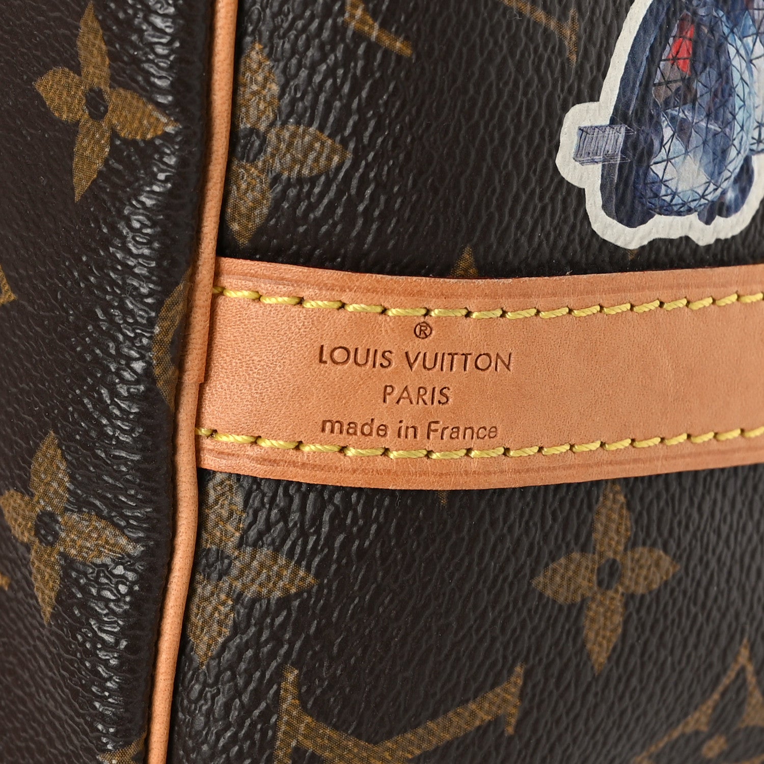 Louis Vuitton Monogram World Tour Speedy Bandouliere 30 10 of 11