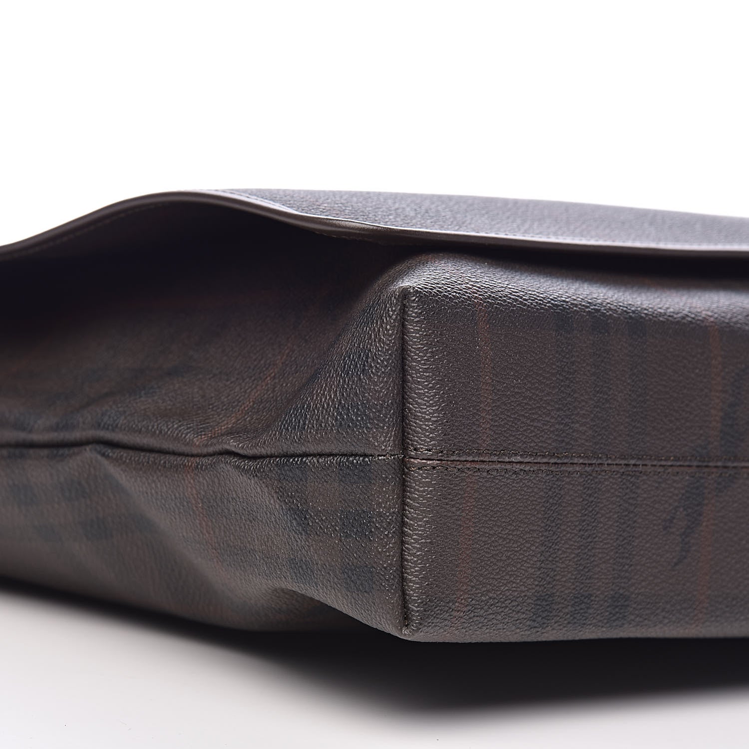 Burberry Smoked Haymarket Check Messenger Bag Brown 8 of 10