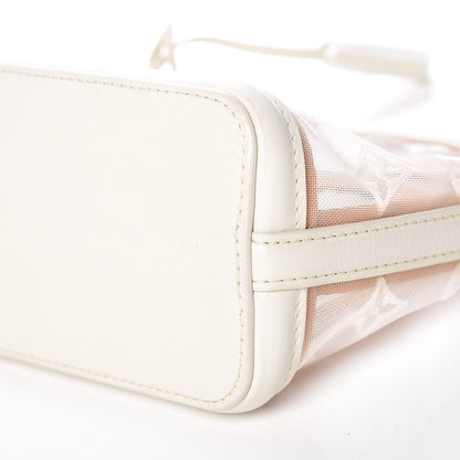 Louis Vuitton Monogram Transparence Transparent Lockit Clutch White 9 of 9