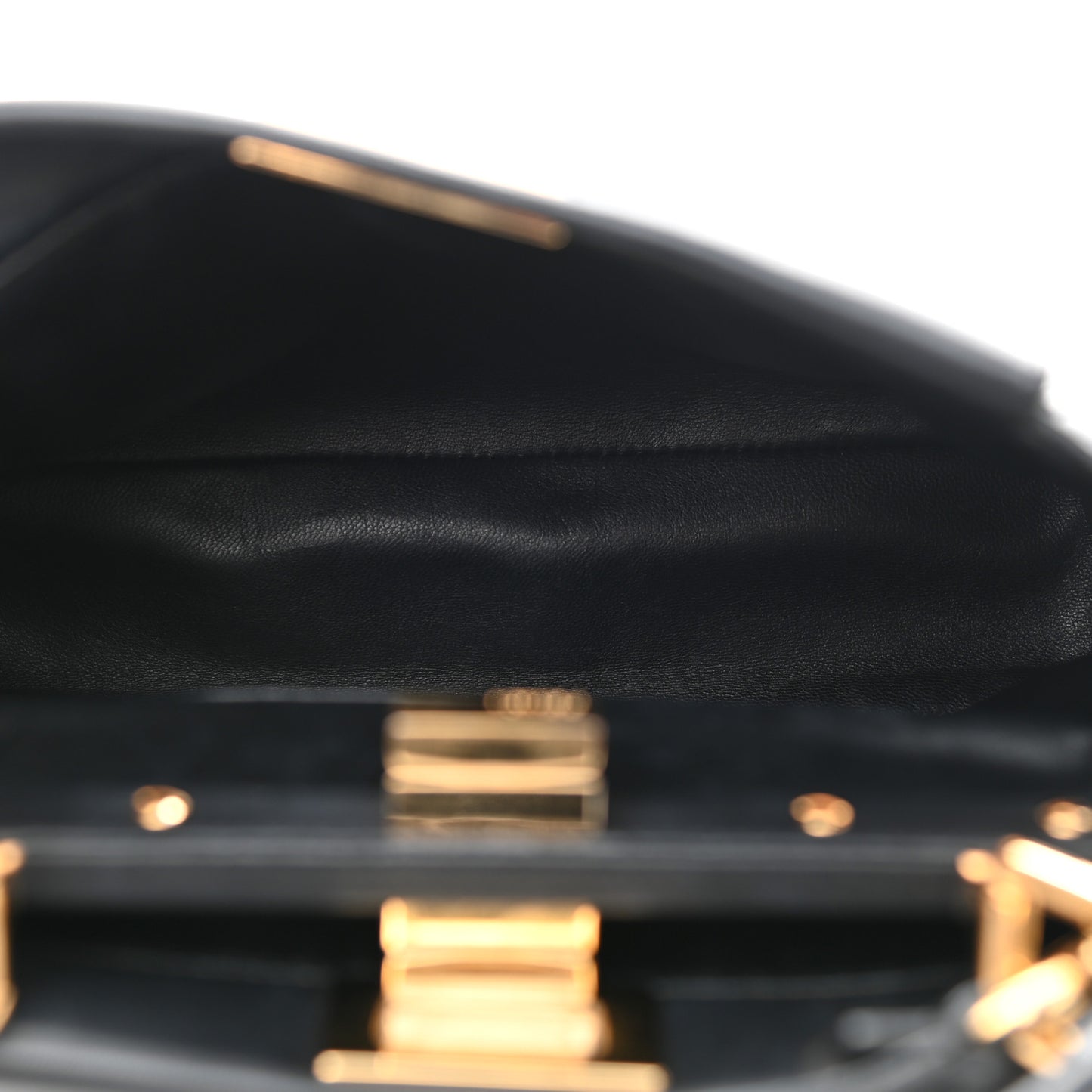 Nappa Mini Peekaboo Iconic Satchel Black