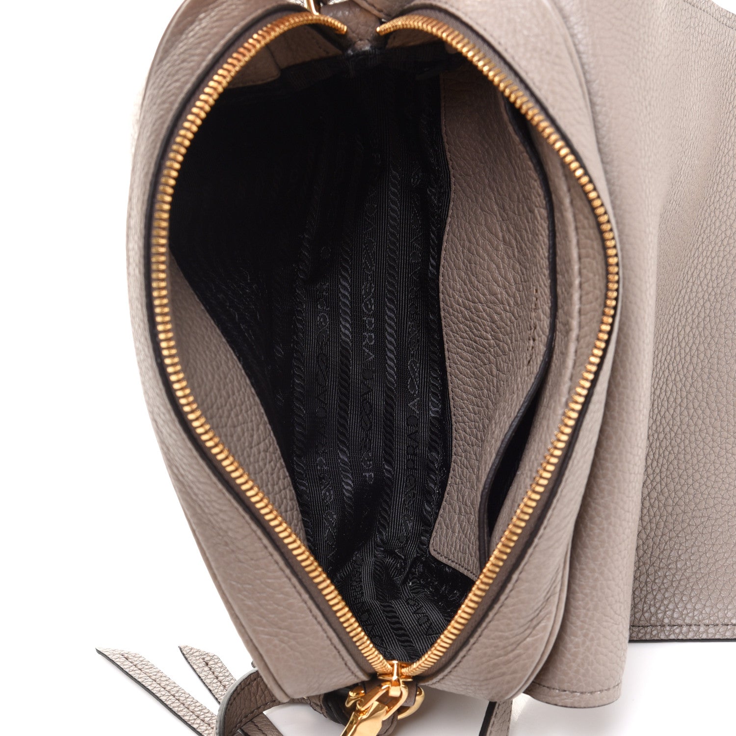 Prada Vitello Phenix Crossbody Bag Argilla 5 of 11