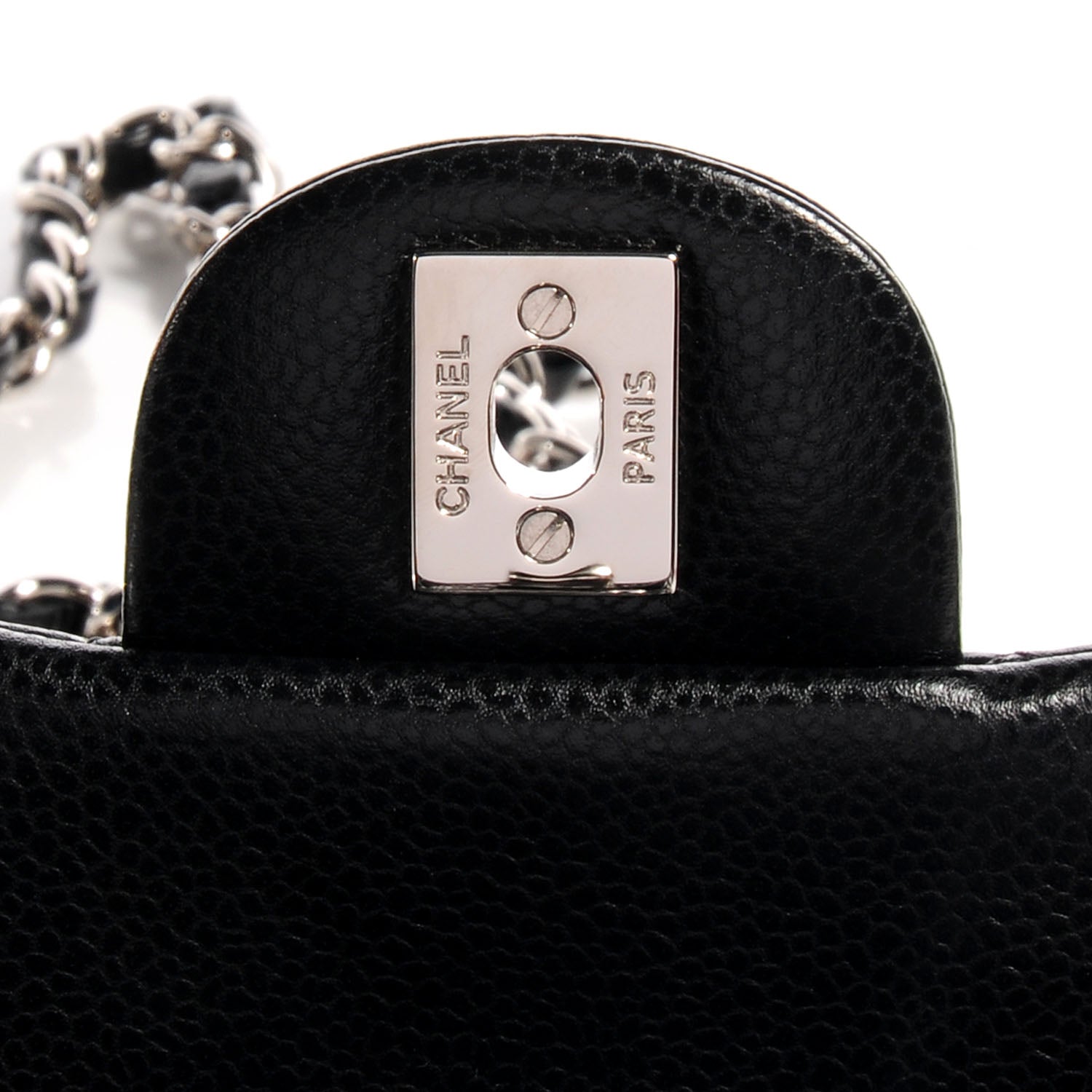 Chanel Caviar Quilted Mini Square Flap Bag Black 8 of 9