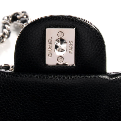 Chanel Caviar Quilted Mini Square Flap Bag Black 8 of 9