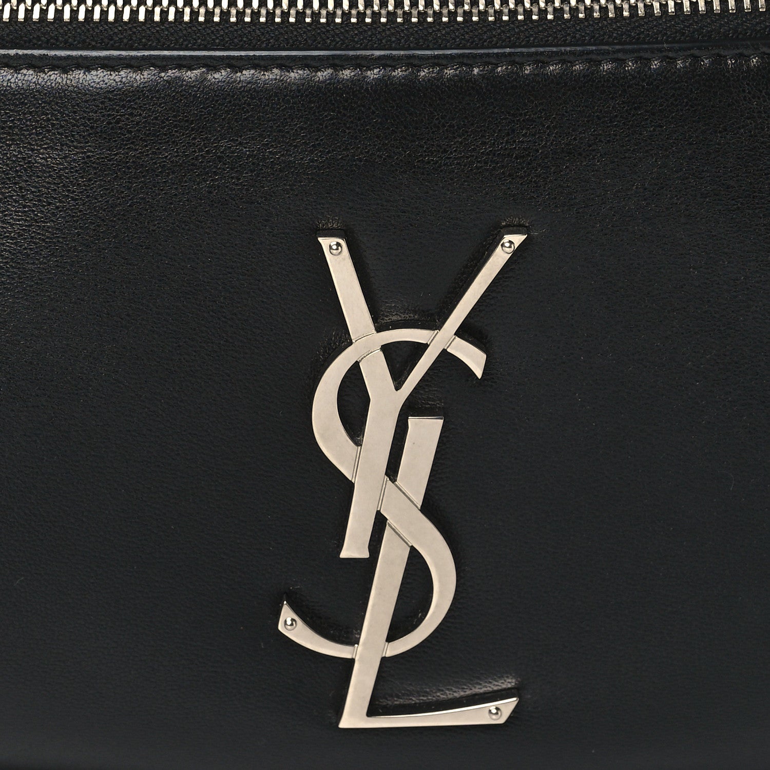 Saint Laurent Calfskin Monogram Belt Bag Black 7 of 7