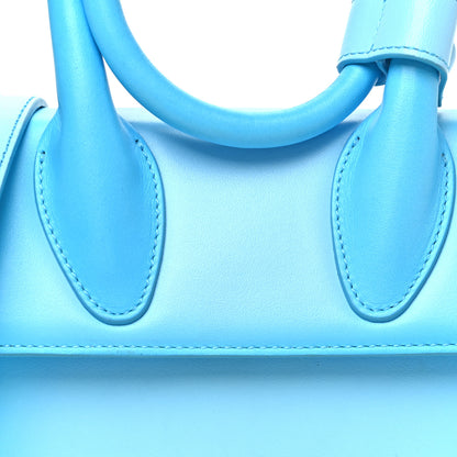 Jacquemus Smooth Calfskin Le Chiquito Noeud Blue 7 of 9