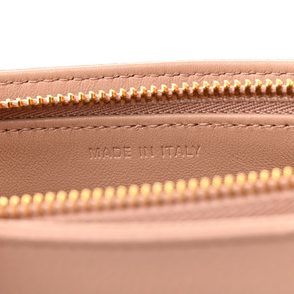 Christian Dior Calfskin Cannage Caro Zipped Pouch With Chain Fard 9 of 16