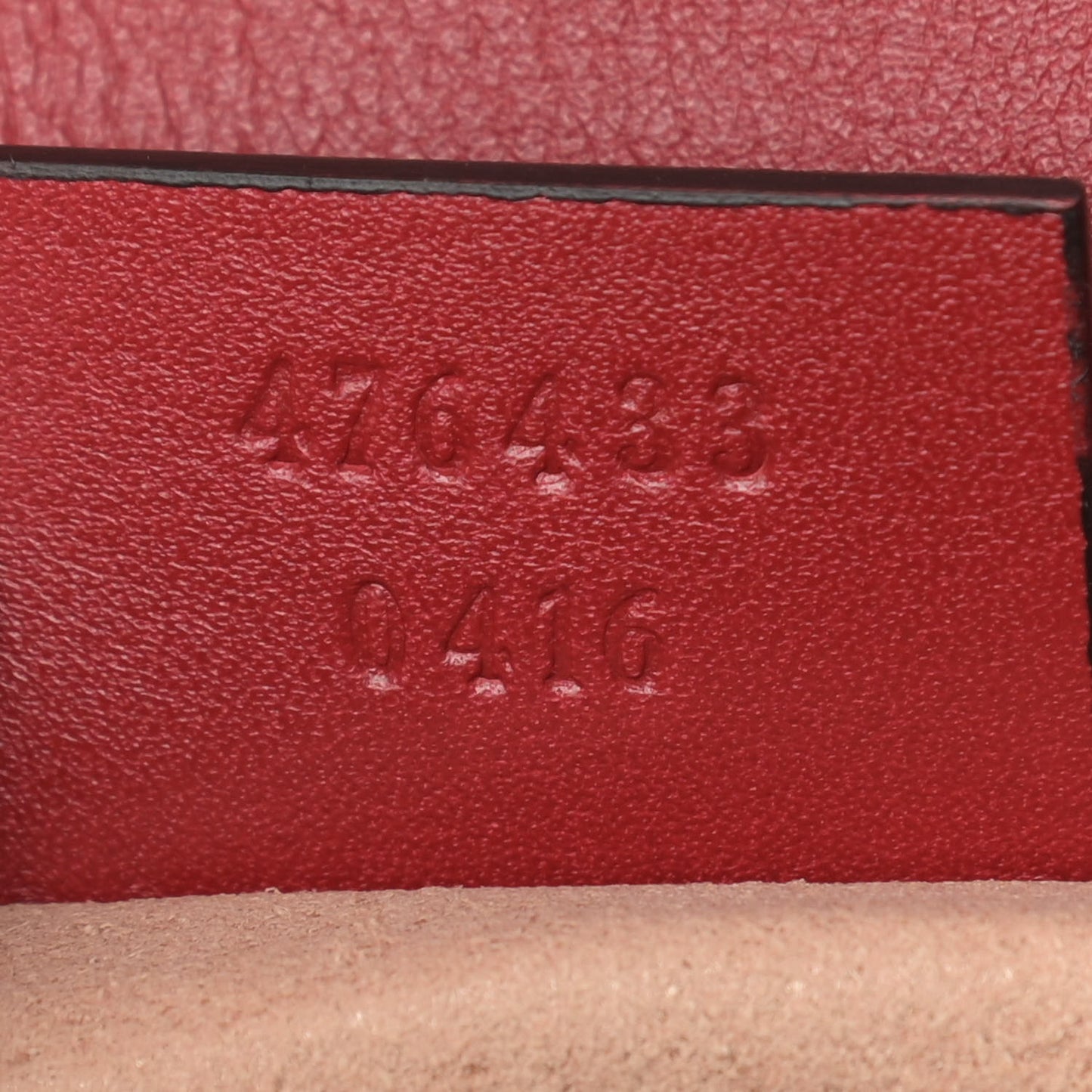 Calfskin Matelasse Super Mini GG Marmont Shoulder Bag Hibiscus Red