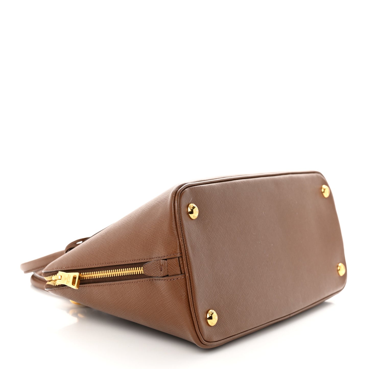 Saffiano Lux Medium Promenade Tote Cacao