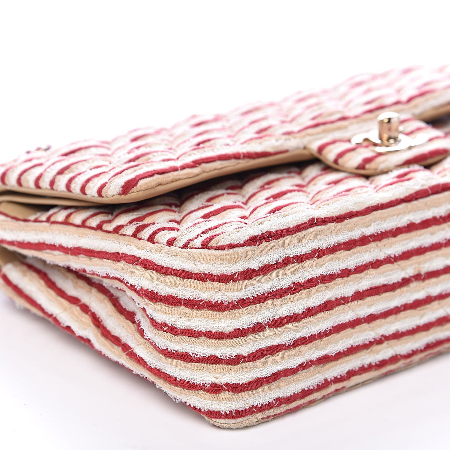 Jersey Quilted Medium Coco Sailor Flap Red White