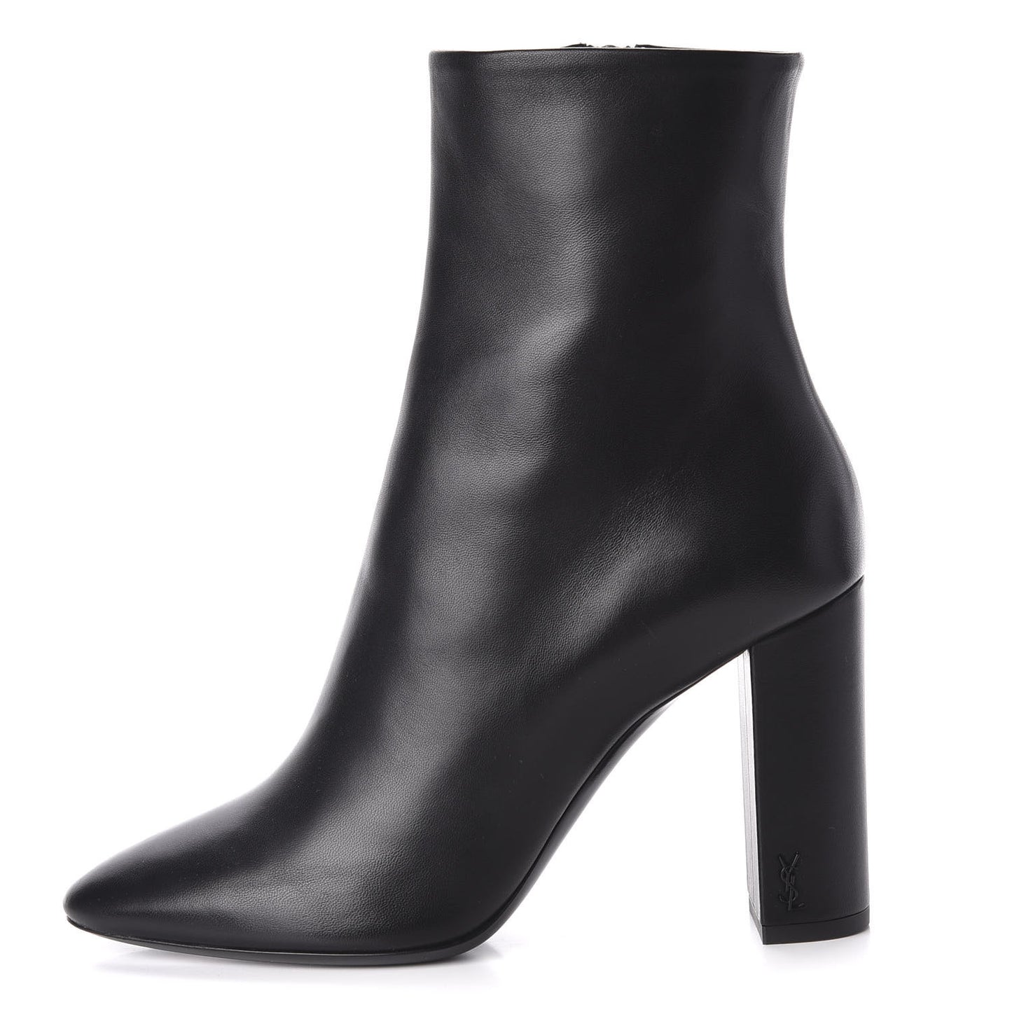 Nappa Vendome Loulou Ankle Zip Boot 38.5 Black