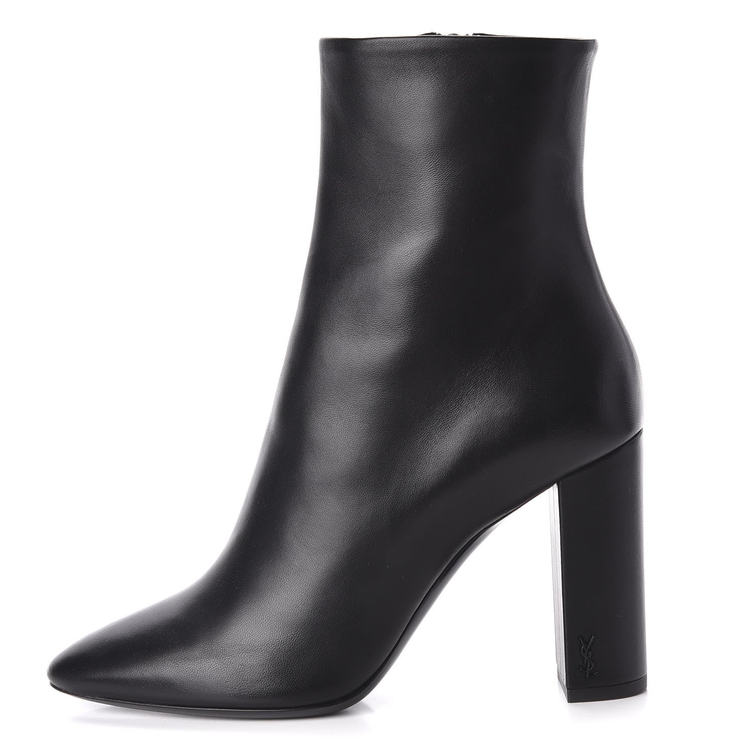 Saint Laurent Nappa Vendome Loulou Ankle Zip Boot 38.5 Black 1 of 9