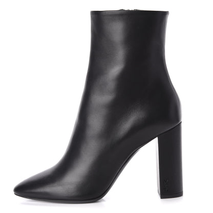 Saint Laurent Nappa Vendome Loulou Ankle Zip Boot 38.5 Black 1 of 9