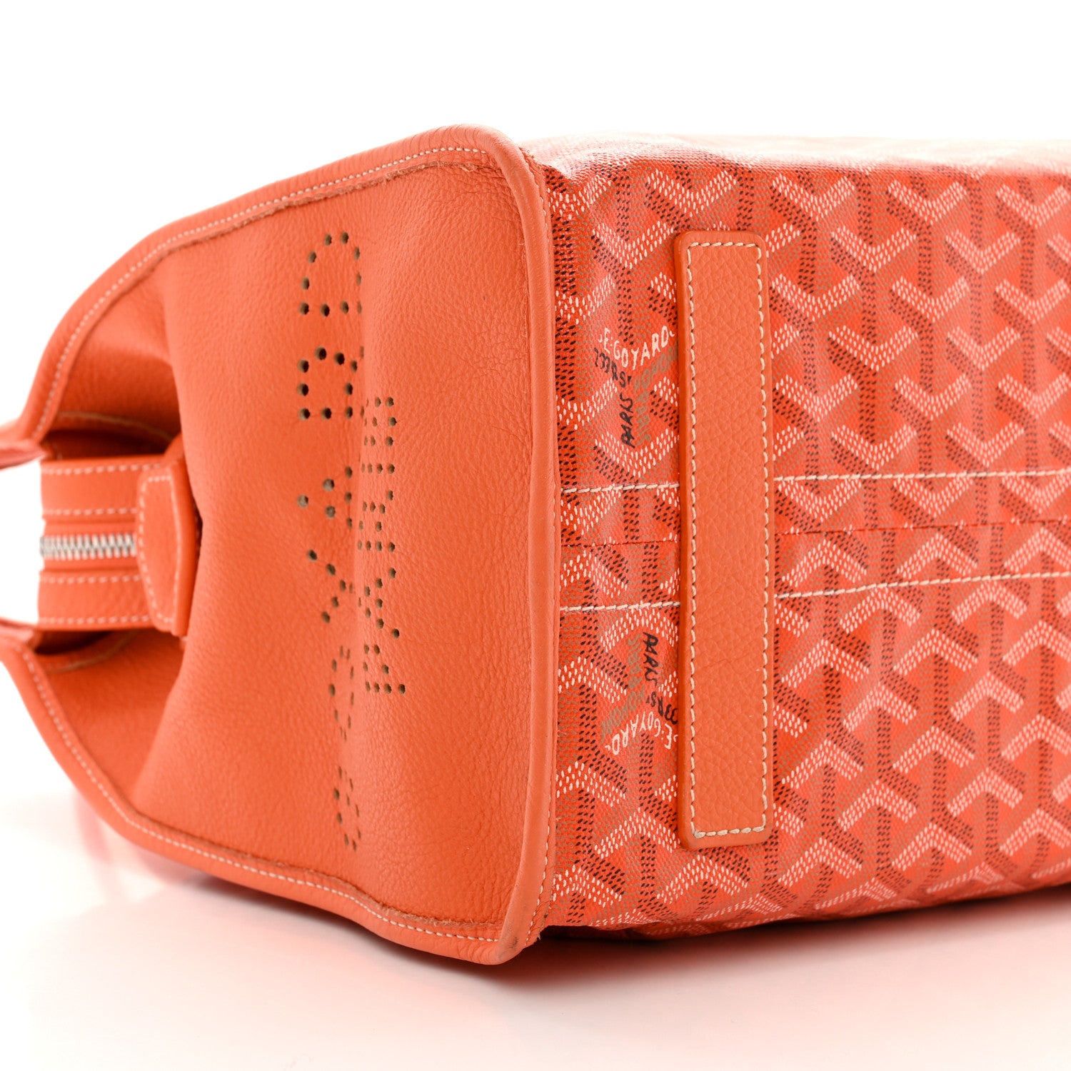 Goyard Goyardine Sac Hardy Pet Carrier PM Orange 9 of 14