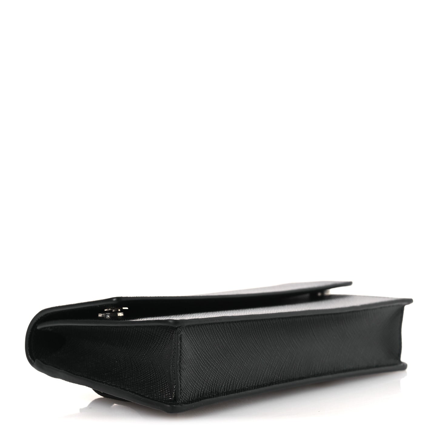 Saffiano Flap Belt Bag 95 38 Black