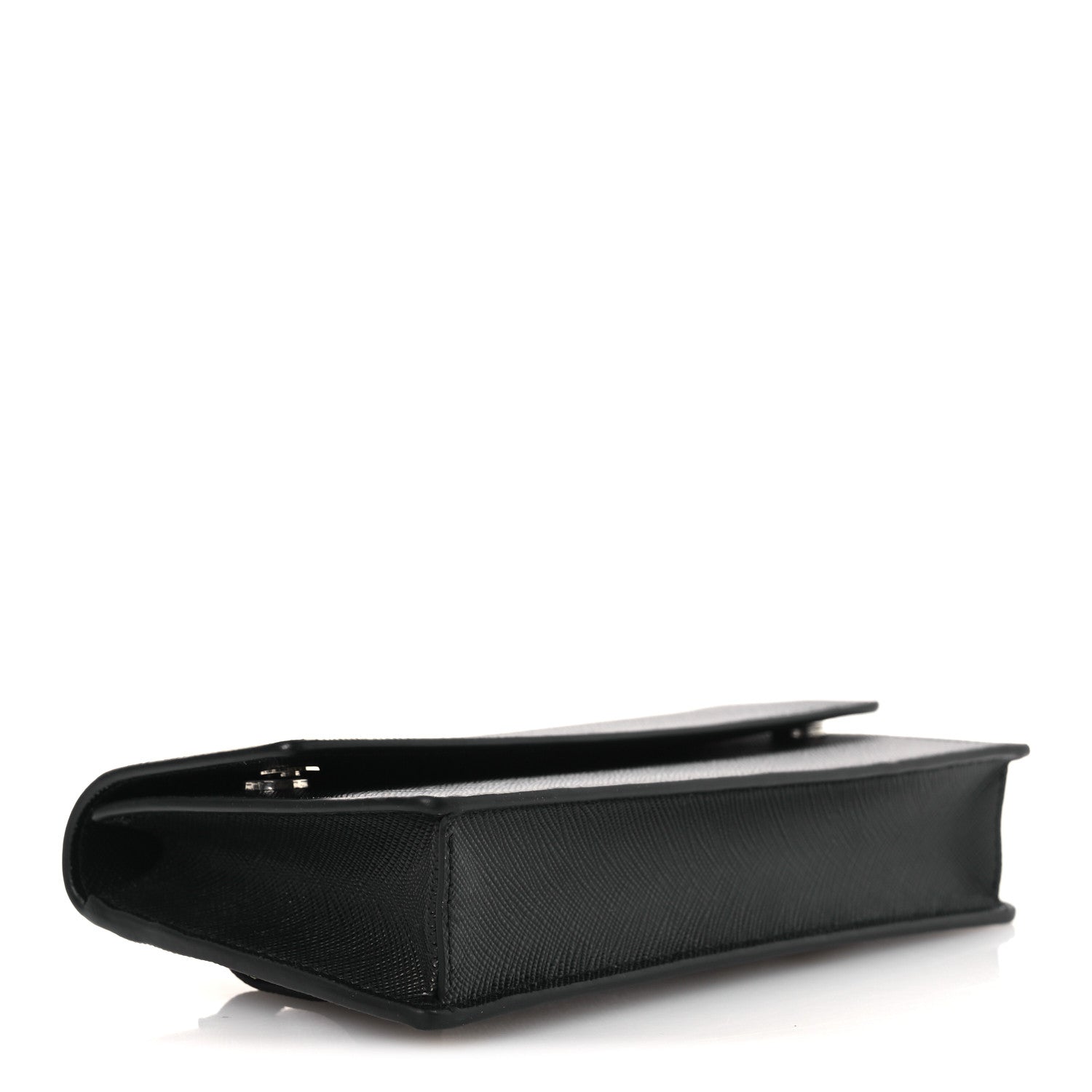 Prada Saffiano Flap Belt Bag 95 38 Black 3 of 9
