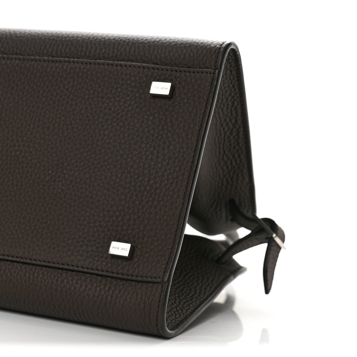 Grained Calfskin Soft Margaux 10 Bag Deep Brown