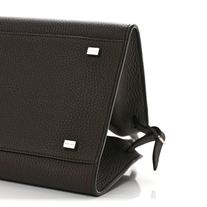 The Row Grained Calfskin Soft Margaux 10 Bag Deep Brown 9 of 10