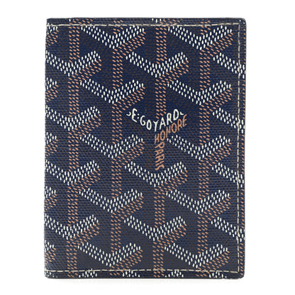 Goyard Goyardine Saint Marc Folding Card Case Navy 1 of 11