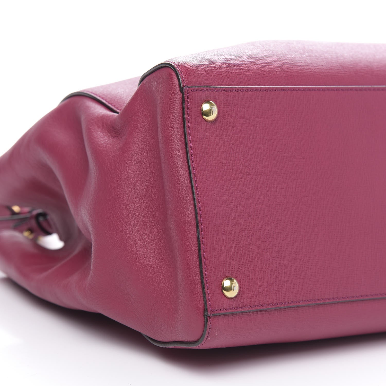 Fendi Vitello Elite Flamingo Regular 2Jours Tote Amarena 8 of 13