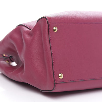 Fendi Vitello Elite Flamingo Regular 2Jours Tote Amarena 8 of 13