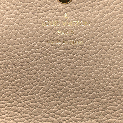 Louis Vuitton Empreinte Monogram Giant Sarah Wallet Tourterelle Creme 6 of 6