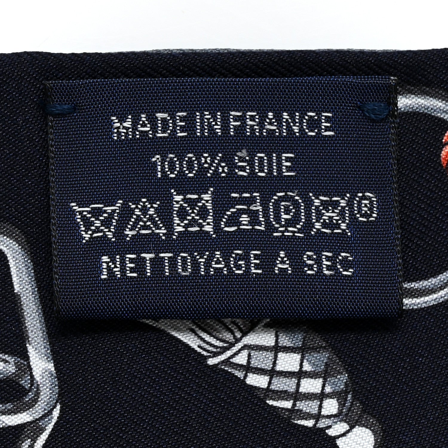 Hermes Silk C'est la Fete Twilly Ardoise Clair Rose Pale Bleu Marine 3 of 5
