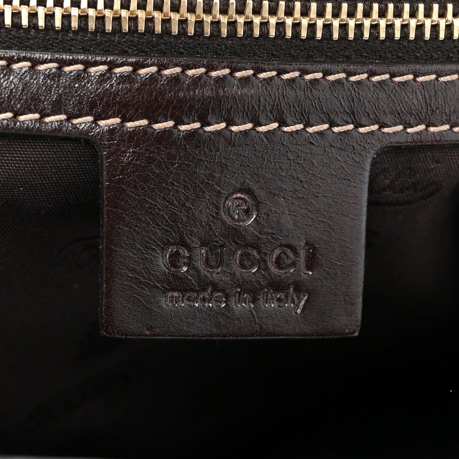 Gucci Monogram Medium Horsebit Tassel Shoulder Bag Dark Beige 6 of 11