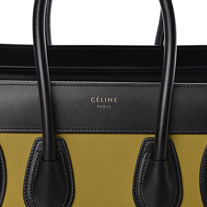Celine Baby Grained Calfskin Nubuck Micro Tri-Color Luggage Olive 9 of 9