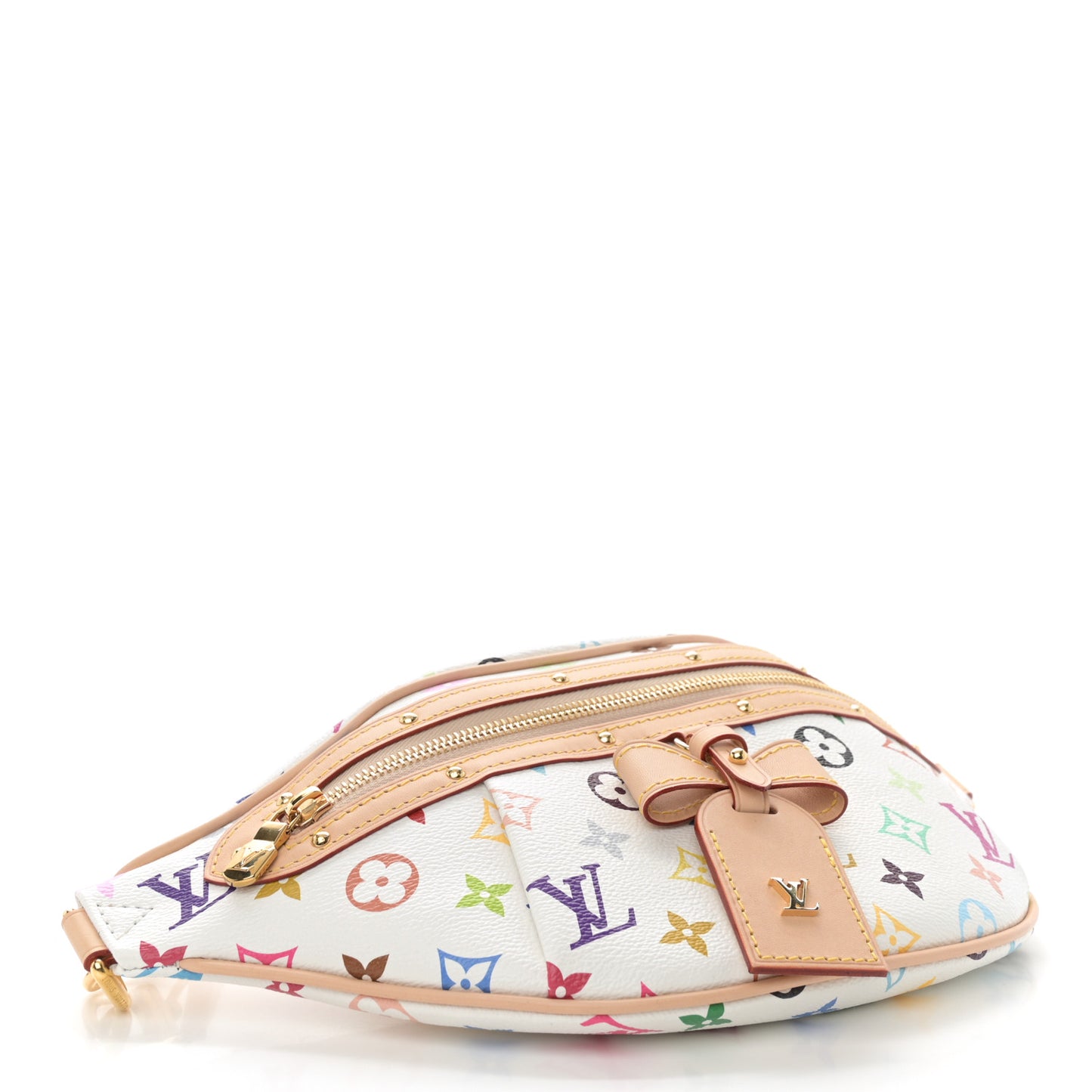 LV X TM Monogram Multicolor High Rise Bumbag White