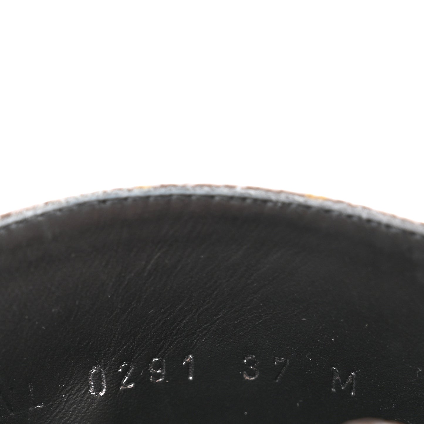 Calfskin Monogram Wonderland Flat Ranger Boots 37 Black