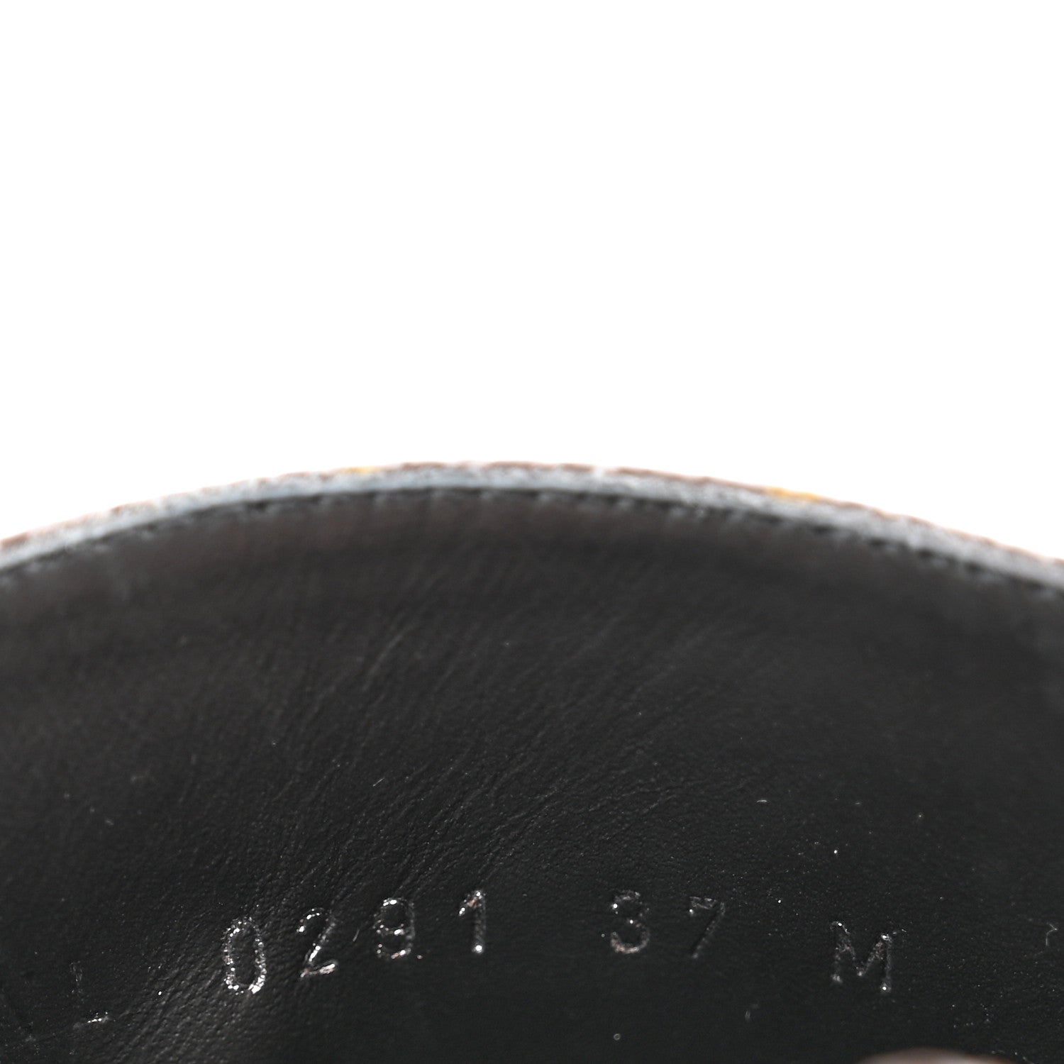 Louis Vuitton Calfskin Monogram Wonderland Flat Ranger Boots 37 Black 8 of 9