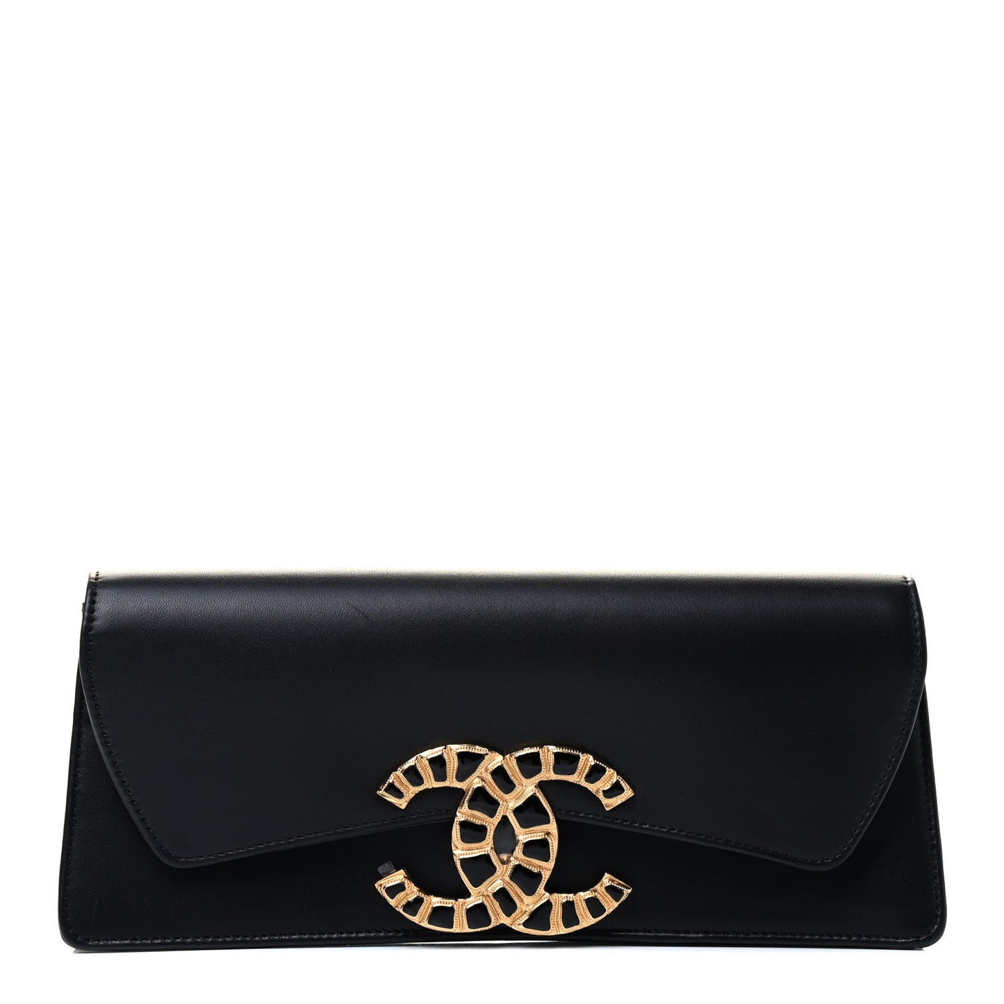 Lambskin Evening In Egypt Clutch Black