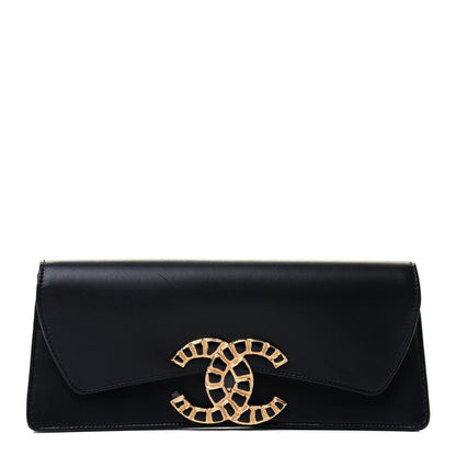 Chanel Lambskin Evening In Egypt Clutch Black 1 of 4