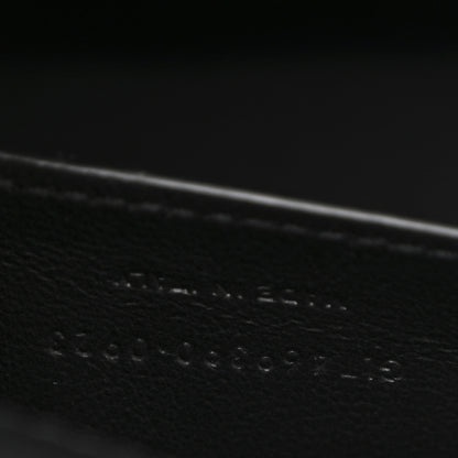 Saint Laurent Crocodile Embossed Nubuck Small Monogram Kate Satchel Black 7 of 10