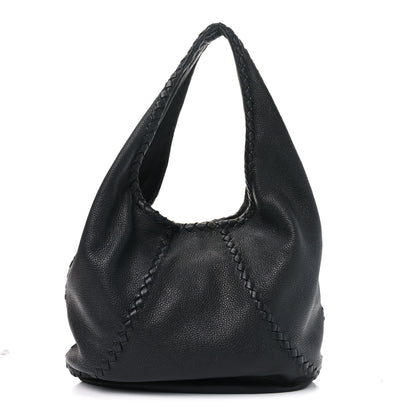 Bottega Veneta Cervo Deerskin Large Hobo Black 1 of 12
