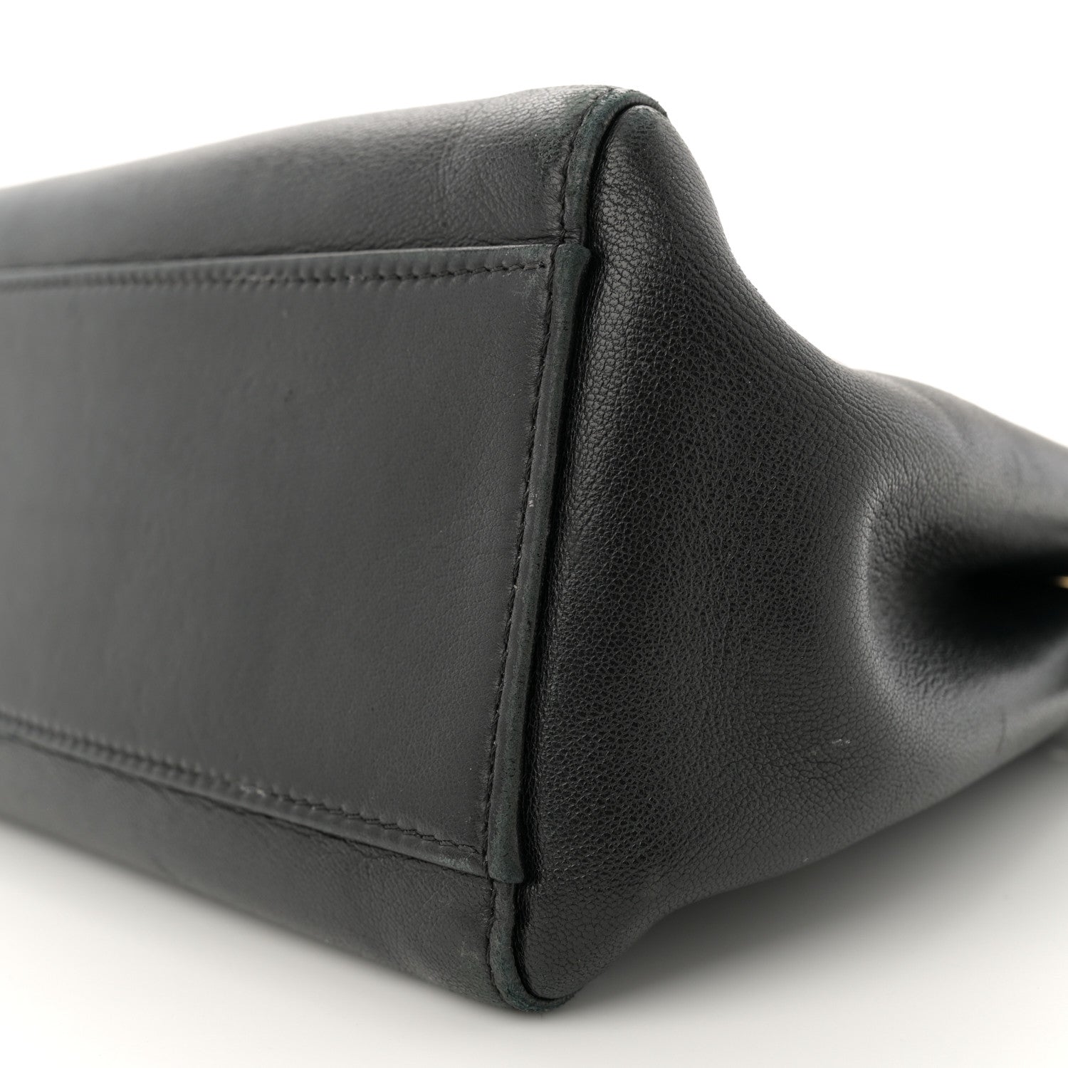 Fendi Nappa Mini Peekaboo Iconic Satchel Black 11 of 15