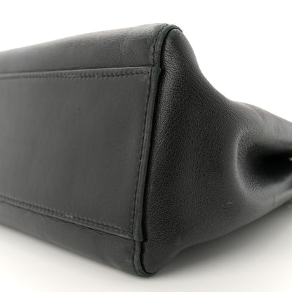 Fendi Nappa Mini Peekaboo Iconic Satchel Black 11 of 15