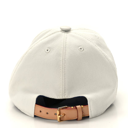 Louis Vuitton Cotton Monogram Jacquard LV Match Cap Blue 5 of 7