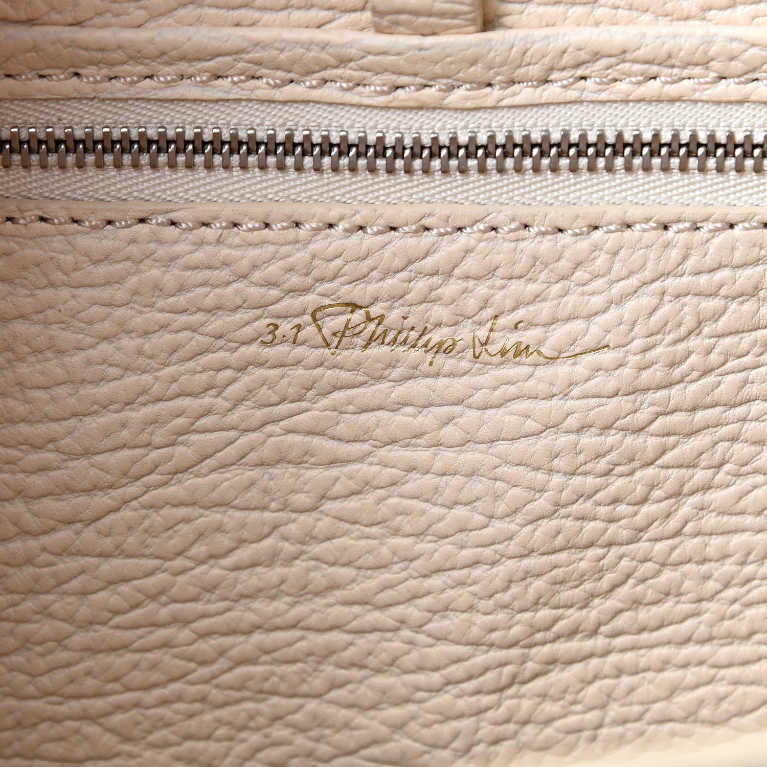 3.1 Phillip Lim 3.1 Textured Calfskin Medium Pashli Satchel Milk 5 of 10
