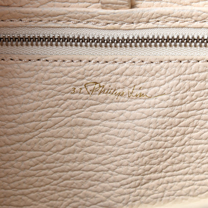 3.1 Phillip Lim 3.1 Textured Calfskin Medium Pashli Satchel Milk 5 of 10