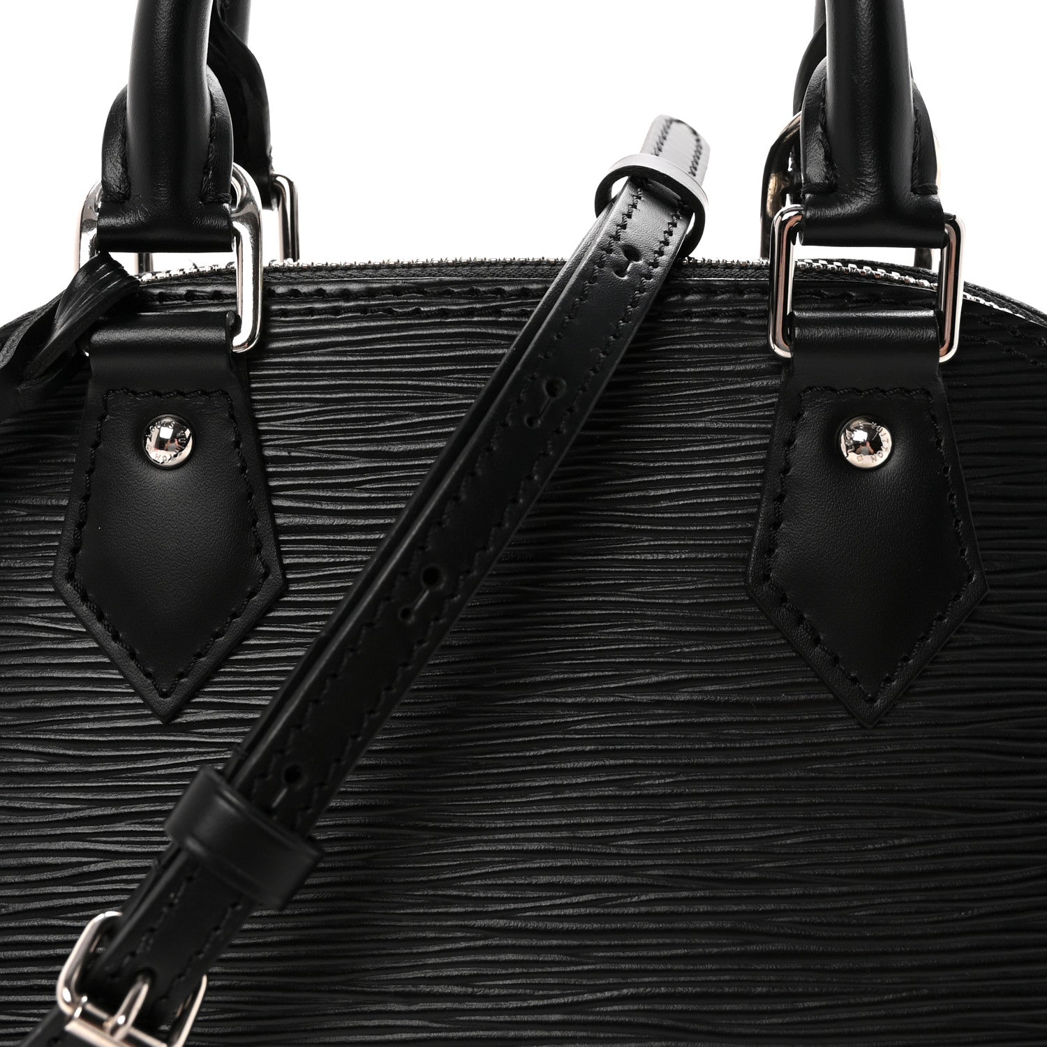 Louis Vuitton Epi Alma BB Black 7 of 9