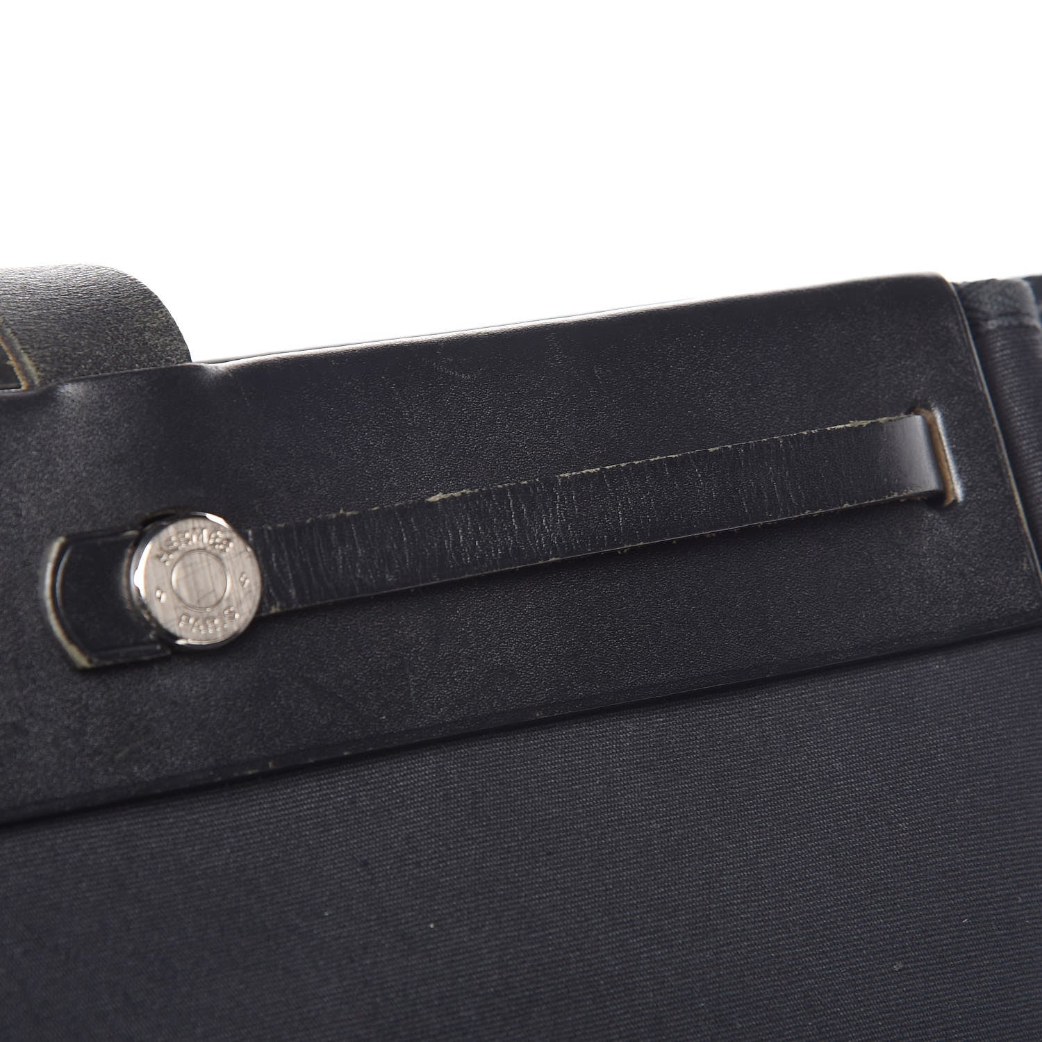 Hermes Toile Vache Hunter Herbag Cabas MM Black 25 of 28