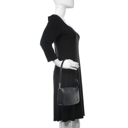 Louis Vuitton Epi Pochette Accessories NM Black 2 of 7