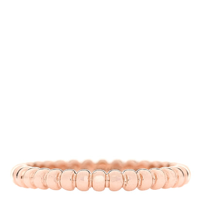 Van Cleef & Arpels 18K Rose Gold Small Perlee Ring 48 4.5 1 of 5