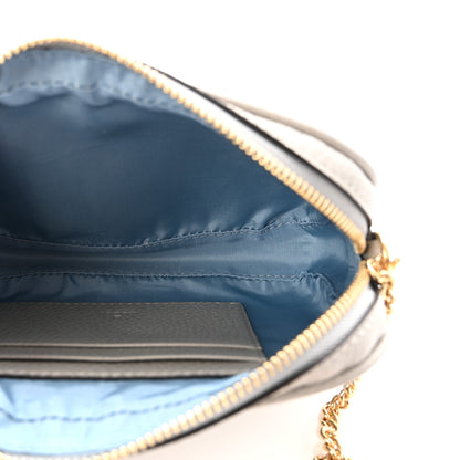 Gucci Dollar Calfskin Super Mini GG Marmont Chain Shoulder Bag Deep Grey 5 of 10