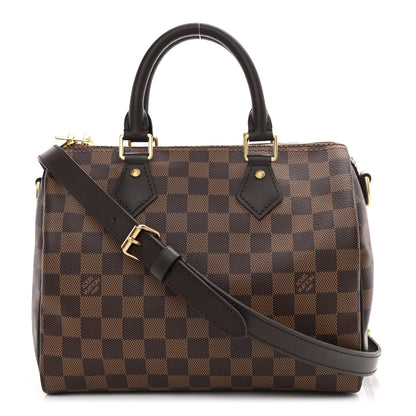 Louis Vuitton Damier Ebene Speedy Bandouliere 25 1 of 17